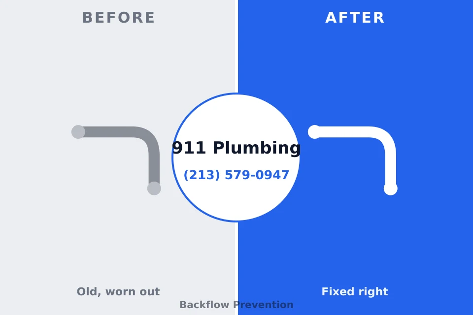 Before and after: plumbing repair Madison, MN